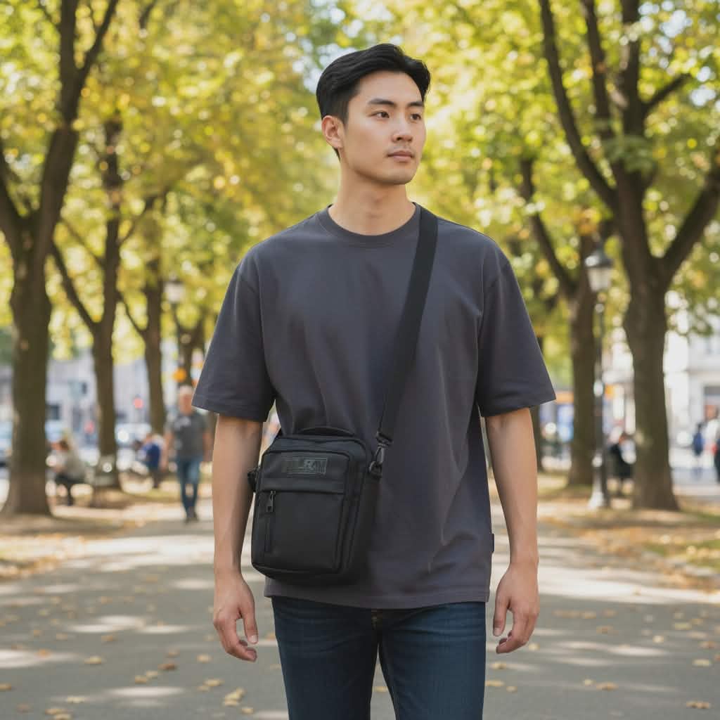 HLRN | Crossbody Bag | Black