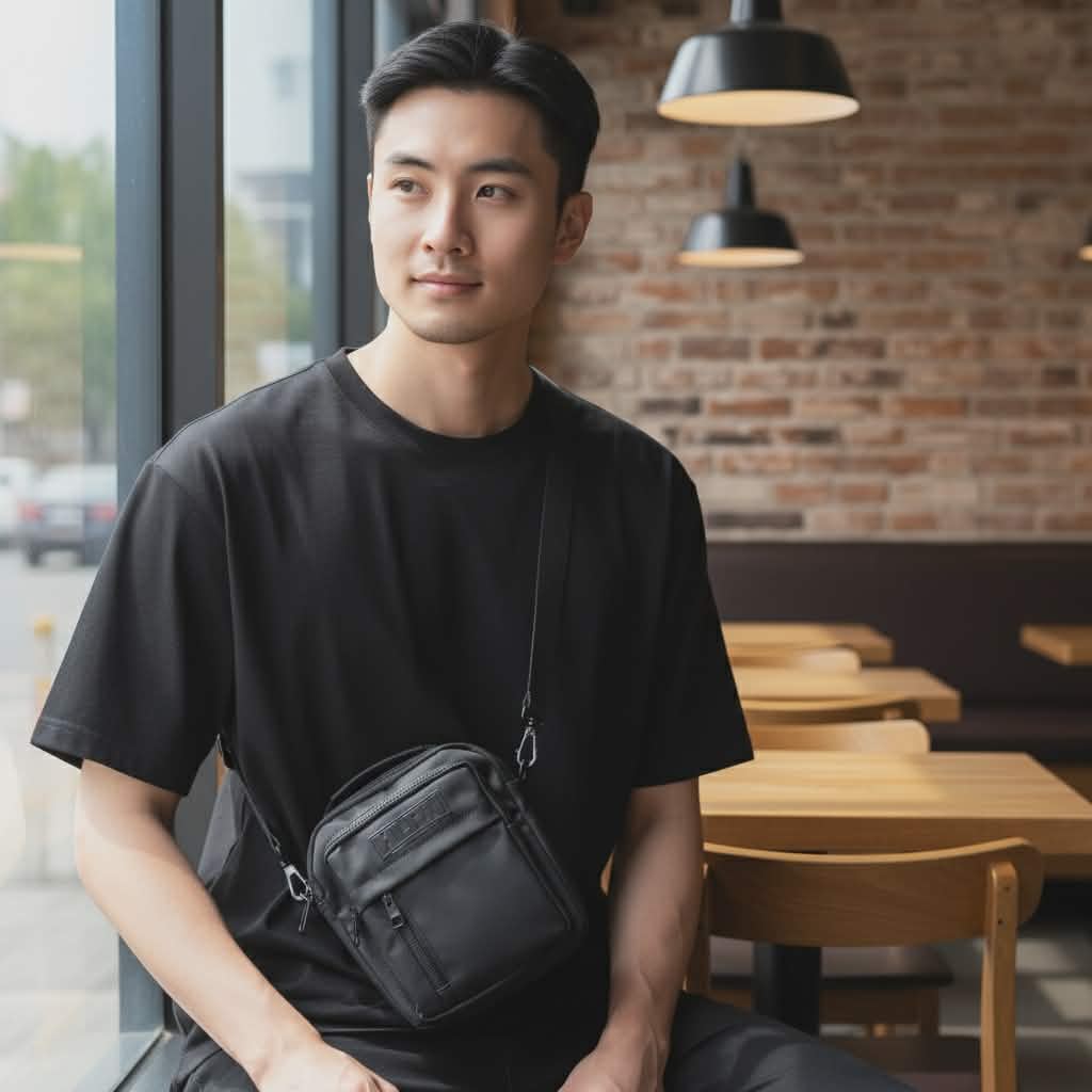 HLRN | Crossbody Bag | Black