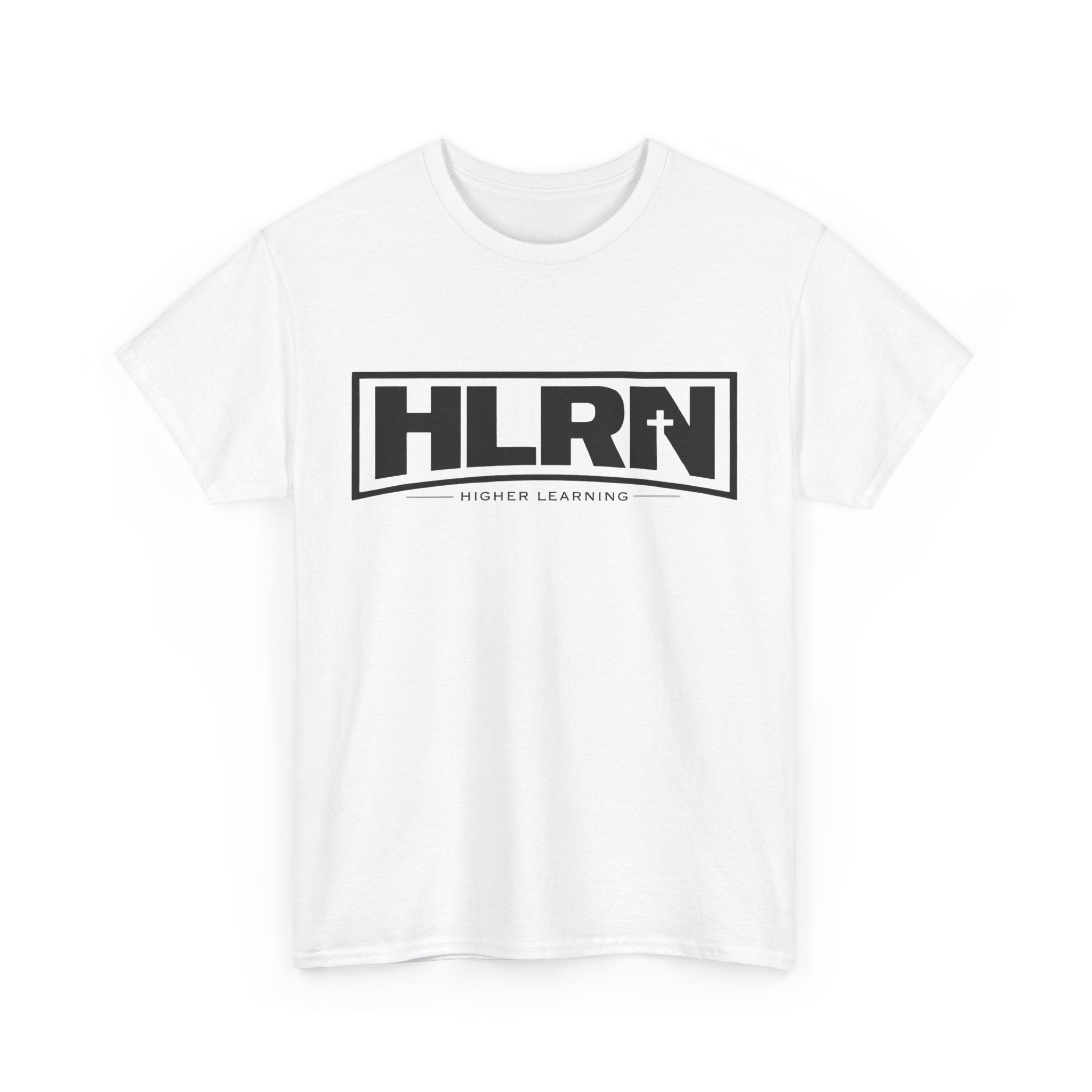 HLRN White | Black Logo Tee