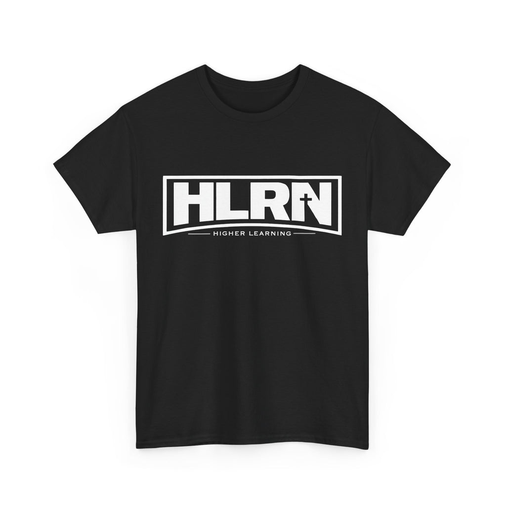 HLRN Black | White Logo Tee