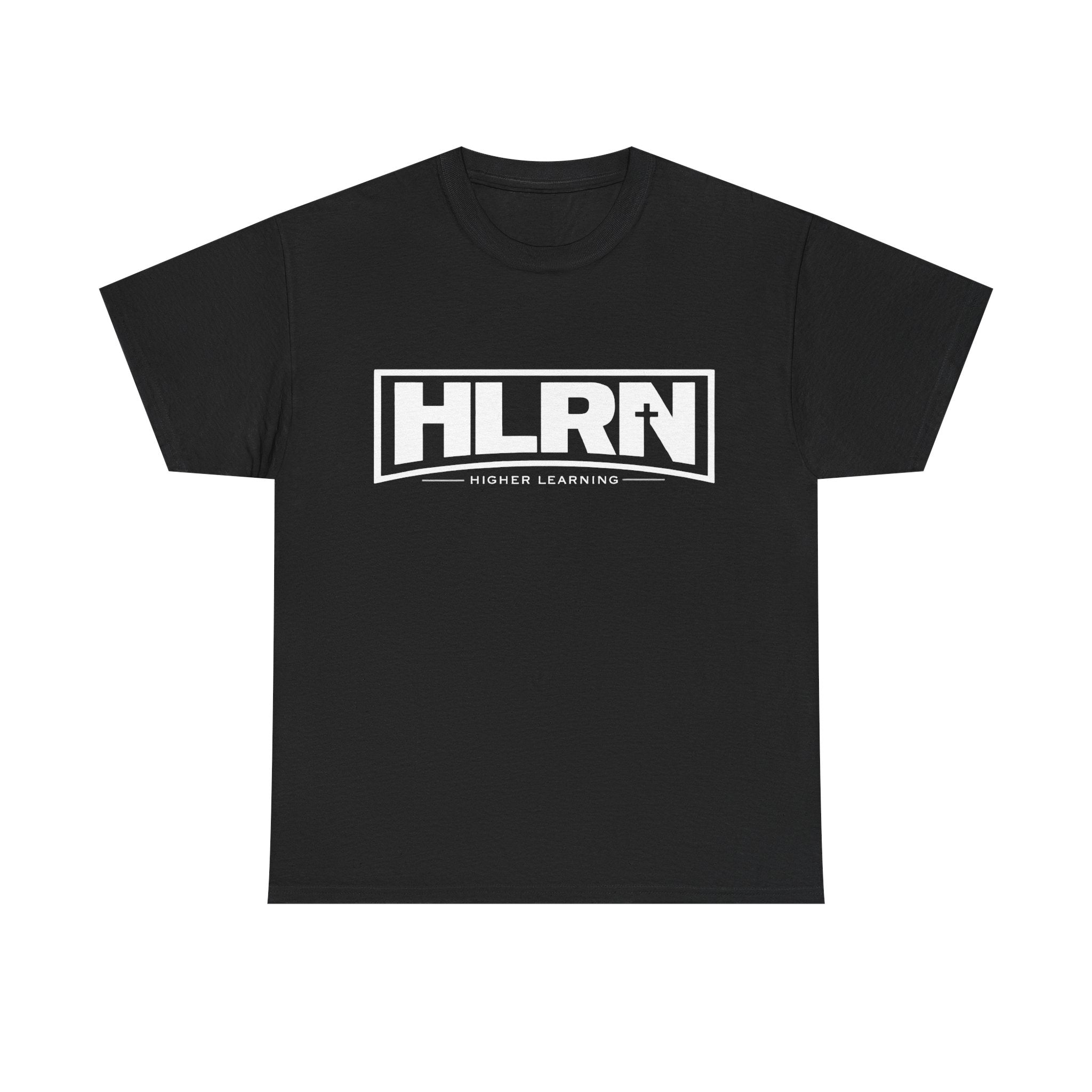 HLRN Black | White Logo Tee