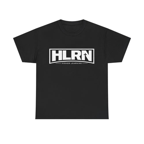 HLRN Black | White Logo Tee