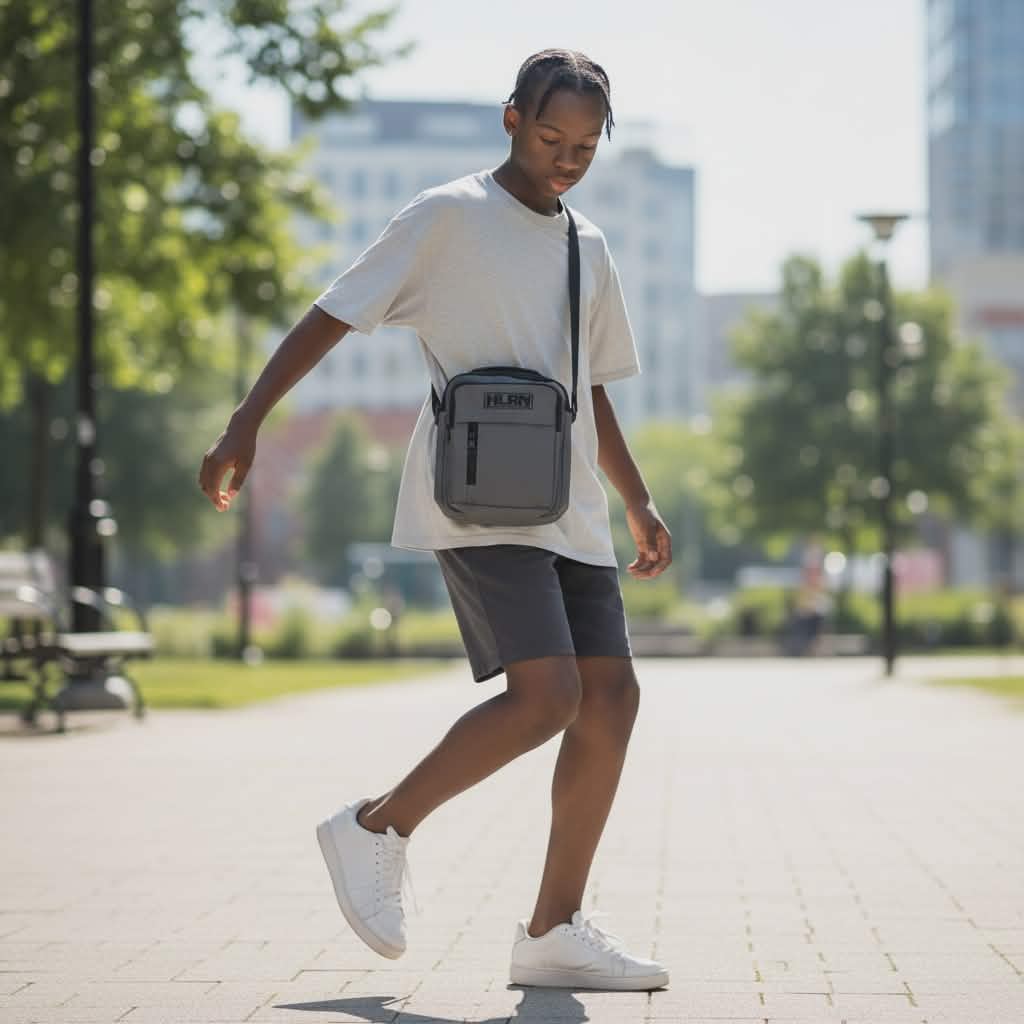 HLRN | Crossbody Bag | Grey