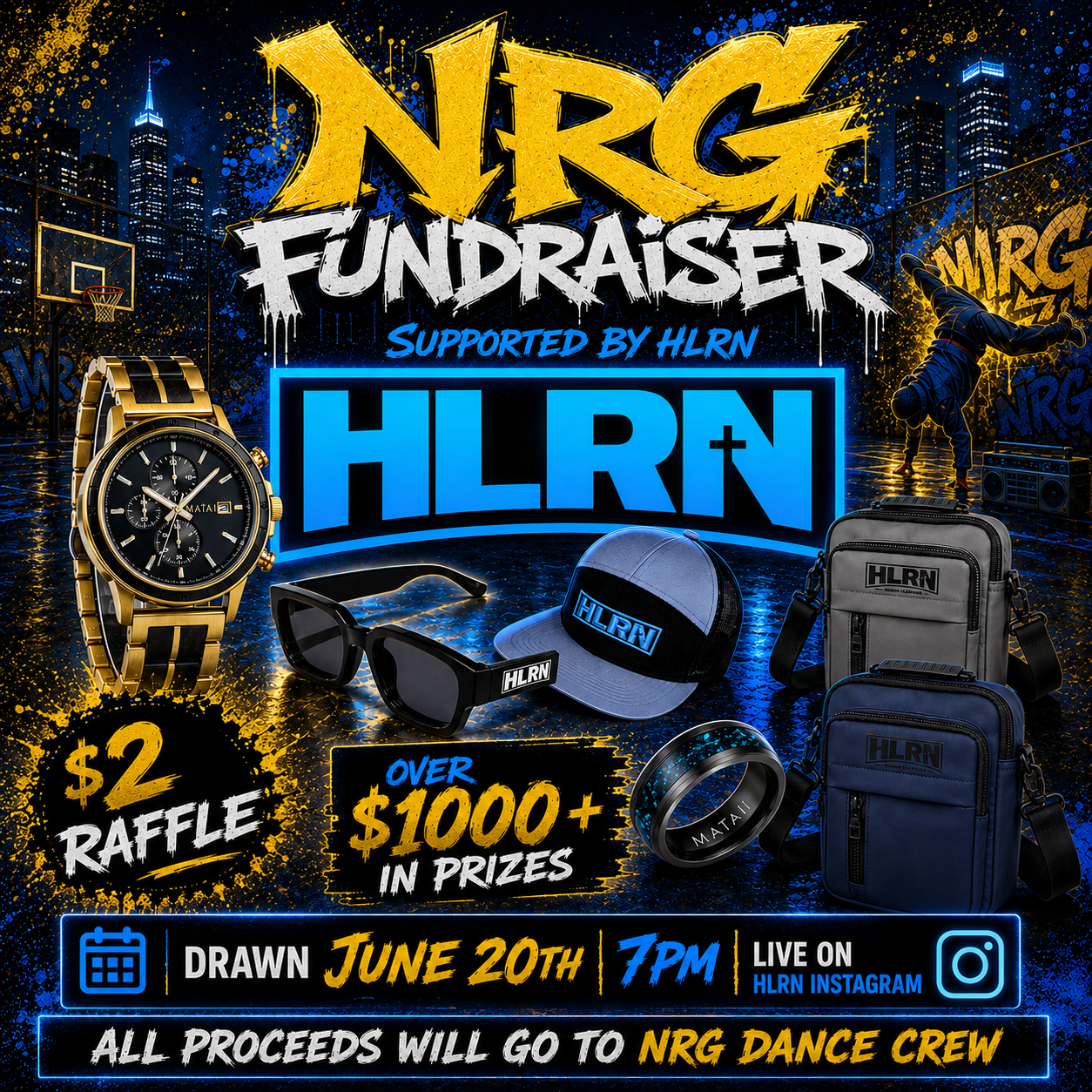 NRG Fundraiser supported by HLRN $2 Raffle